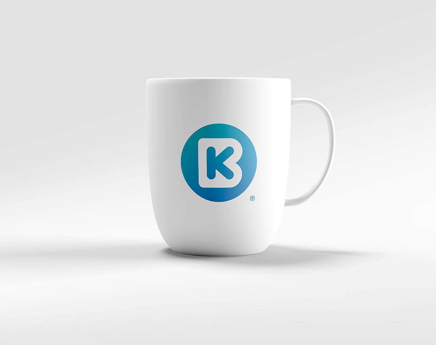 Branded mugs for the KBO Fire & Security Brand identity refresh