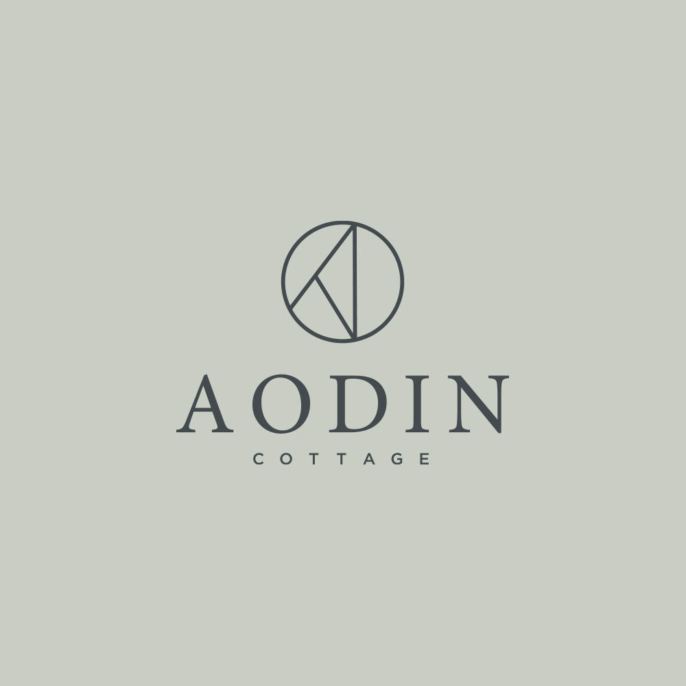 AODIN Cottage Logo design - Crux Design Agency - Hampshire