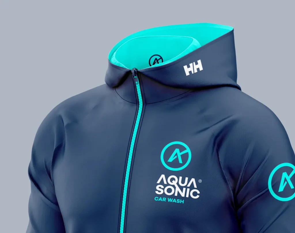 AquaSonic Branded Jacket – Staff Uniform Design