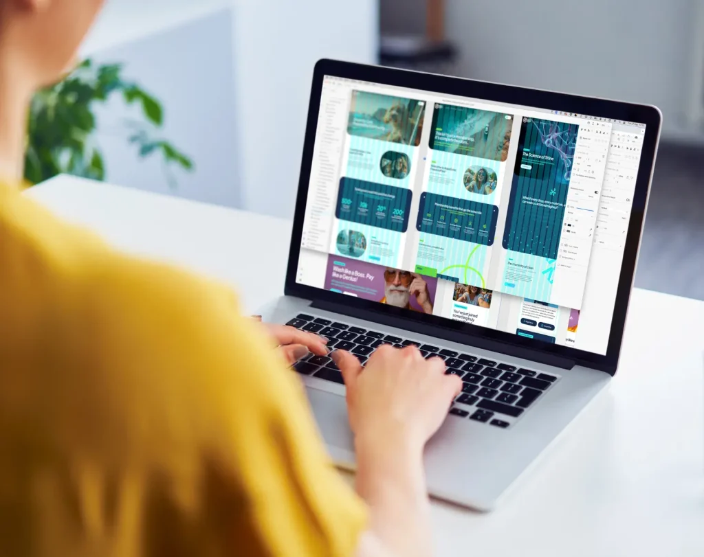 AquaSonic Website Design in Progress – Crux Studio