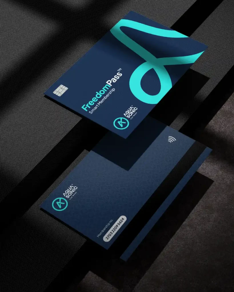 AquaSonic FreedomPass membership card