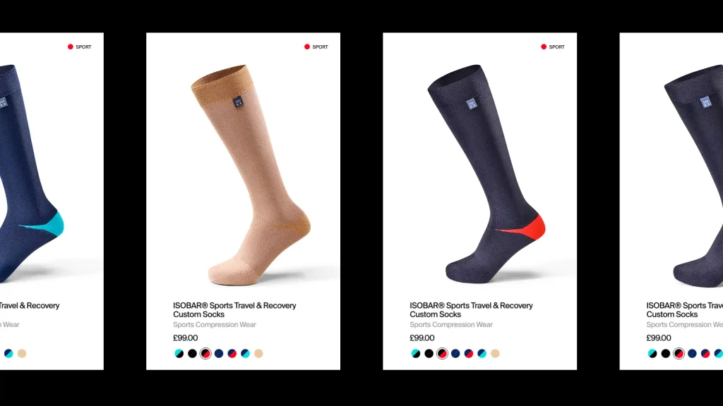 ISOBAR Sports Travel & Recovery compression socks