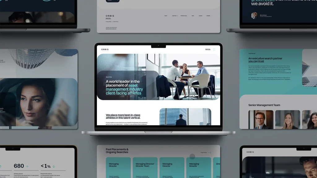 Orbis Talent Partners Website and Digital Branding
