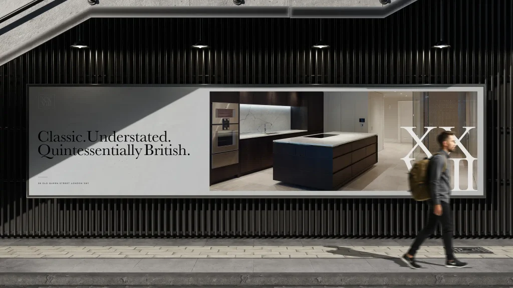 28 Old Queen Street outdoor branding