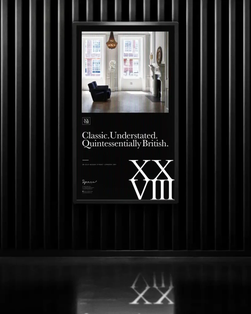 28 Old Queen Street poster design