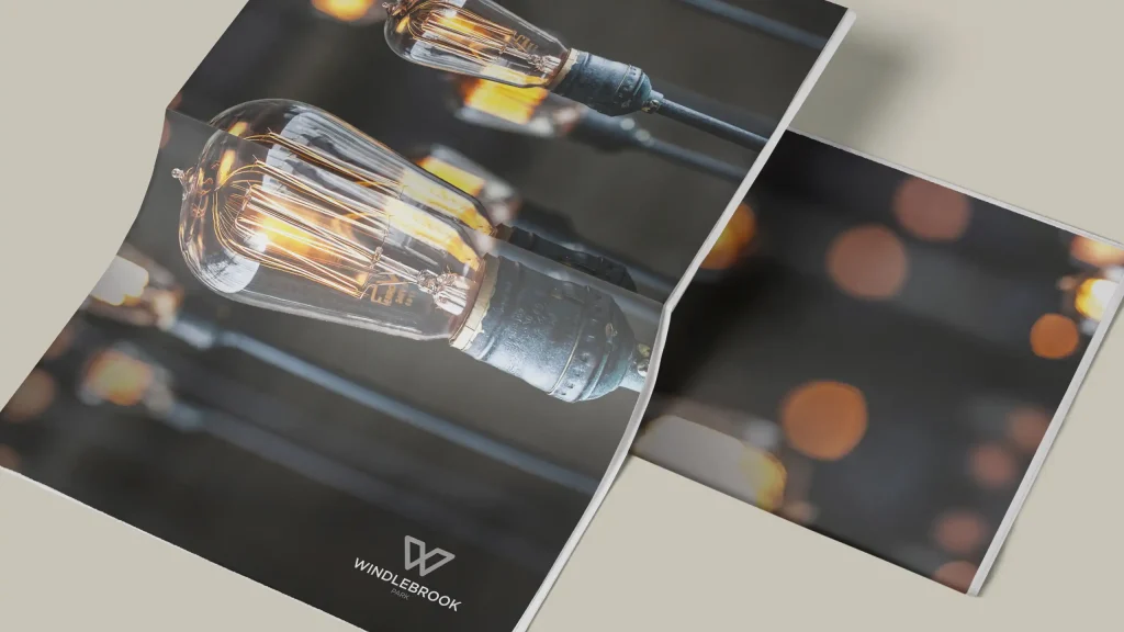 Windlebrook Park property marketing brochure design
