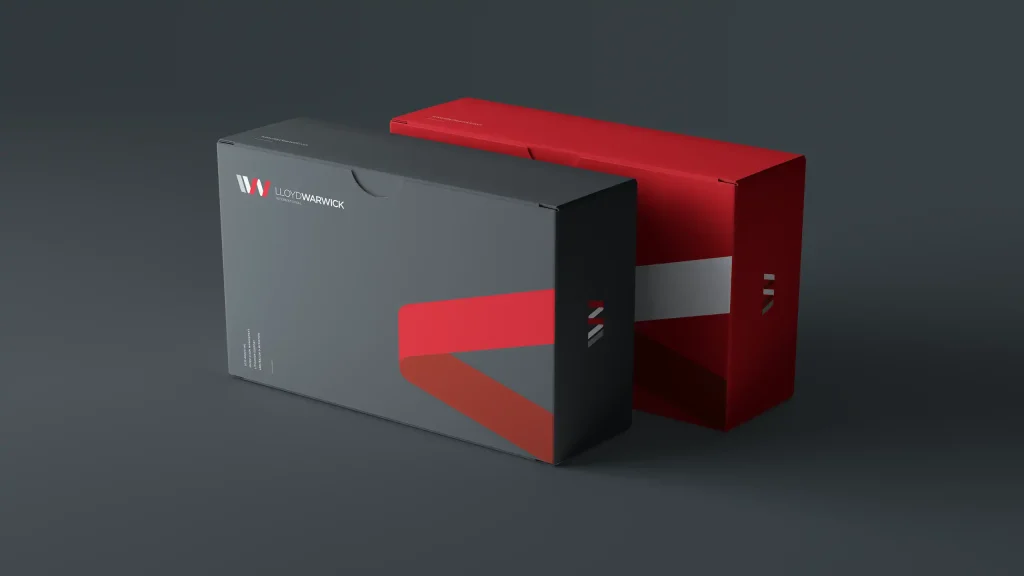 Lloyd Warwick International branded packaging design